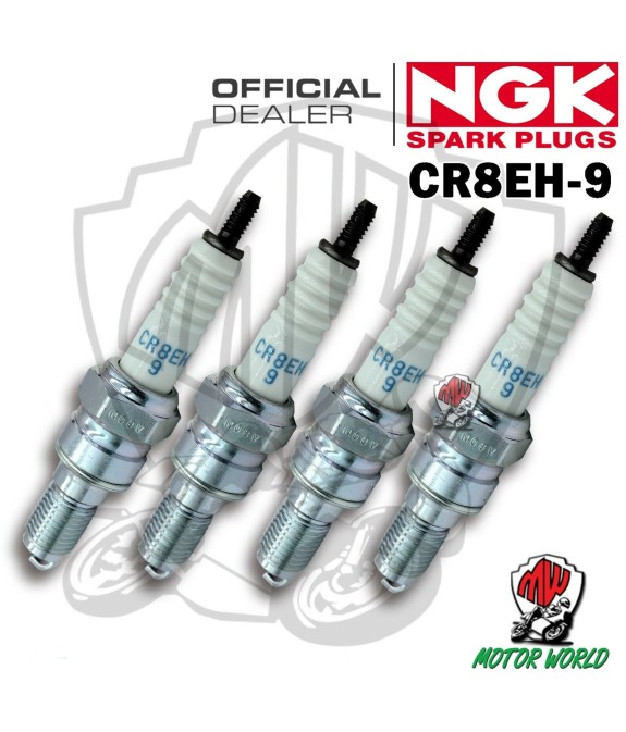 KIT 4 CANDELE SPARK PLUG NGK CR8EH-9 HONDA  VF 750 C Magna 1997 1998 1999 2000