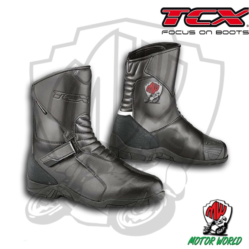 STIVALI TCX WATERPROOF HUB IMPERMEABILE NERO BASSO IN PELLE MISURA 46