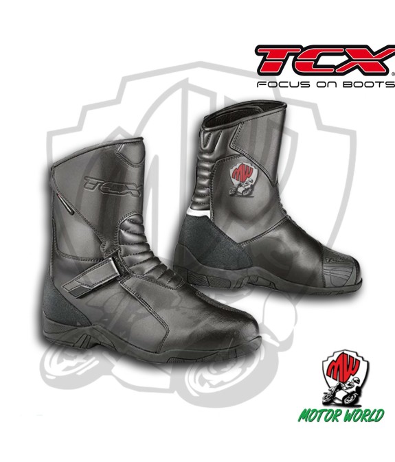 STIVALI TCX WATERPROOF HUB IMPERMEABILE NERO BASSO IN PELLE MISURA 46
