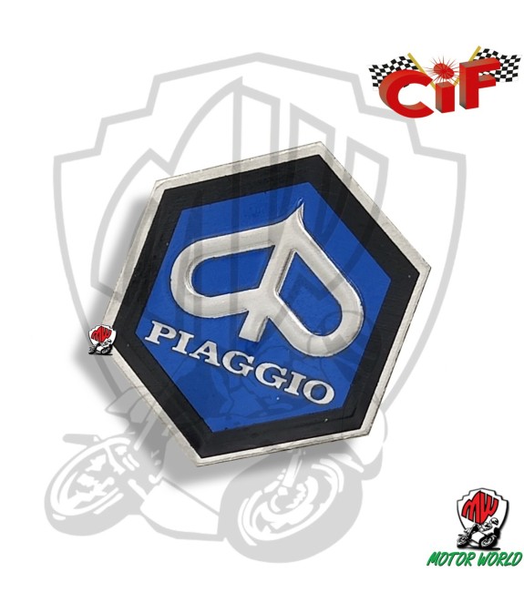 SCUDETTO - STEMMA PIAGGIO ADESIVO MEDIO ESAGONO