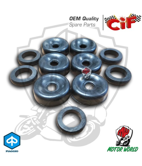 APE TM 602 P 702 Per Piaggio GOMMINI CILINDRETTO GUARNIZIONI FRENO GOMMA