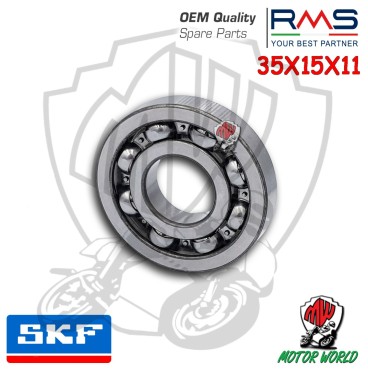 CUSCINETTO COMPLETO ORIGINALE SKF 6202 35x15x11  PIAGGIO APE MP P501-P601 220 