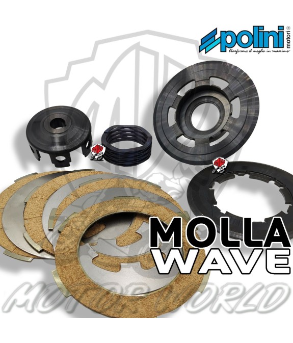 POLINI Frizione 4 Dischi For Race Molla Wave 230.0502 Ape Vespa Special 50 PK XL