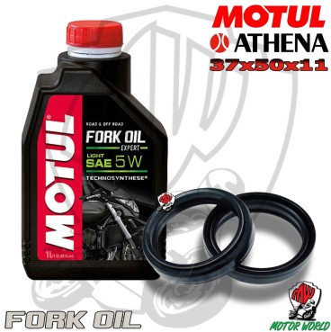 KIT REVISIONE FORCELLA PARAOLI ATHENA OLIO MOTUL HONDA VF DELUXE 750 cc 1983