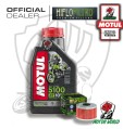 KIT TAGLIANDO 1 LITRO OLIO MOTUL 5100 10W40 FILTRO Kawasaki KX 450 2014 2015