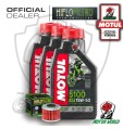 KIT TAGLIANDO 3 LT OLIO MOTUL 5100 15W50 FILTRO Honda CRF 450 XRL 2015 2016