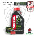 KIT TAGLIANDO 1 LT OLIO MOTUL 5100 15W50 FILTRO Honda CRF 450 XRL 2015 2016