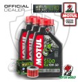 KIT TAGLIANDO 3 LT OLIO MOTUL 5100 10W50 FILTRO Honda CRF 450 XRL 2015 2016