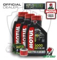 KIT TAGLIANDO 3 LT OLIO MOTUL 5000 10W40 FILTRO Honda CRF 450 XRL 2015 2016 