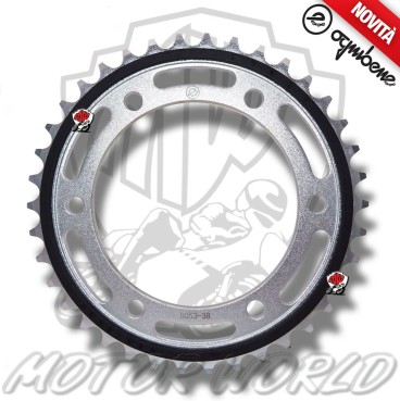 CORONA IN ACCIAIO SILENT OGNIBENE 38 DENTI KAWASAKI ZR-7 - ZR-7 S 1999 - 2005