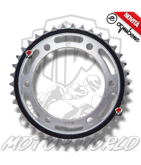 CORONA IN ACCIAIO SILENT OGNIBENE 38 DENTI KAWASAKI ZR-7 - ZR-7 S 1999 - 2005