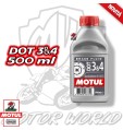 [MOTUL] DOT 3 & 4 BRAKE FLUID - OLIO SINTETICO 100% PER FRENI MOTO/AUTO / 500ml