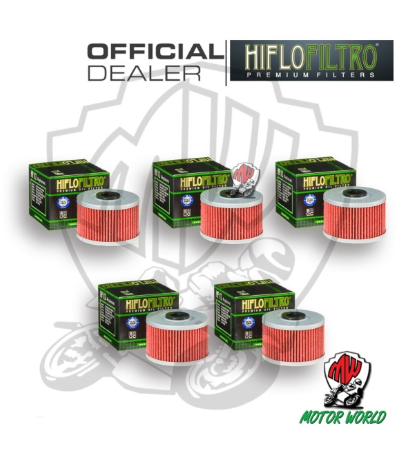 KIT 5 FILTRI FILTRO OLIO HIFLO HF116