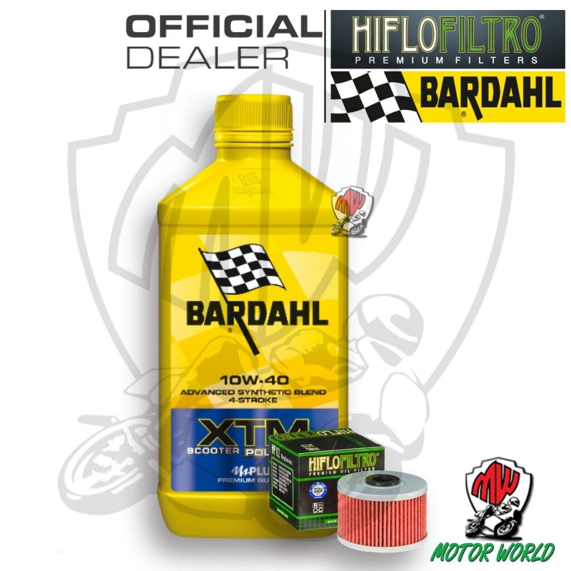 KIT TAGLIANDO 1 LITRO OLIO BARDAHL XTM 10W40 FILTRO HIFLO ADLY 300 Crossover