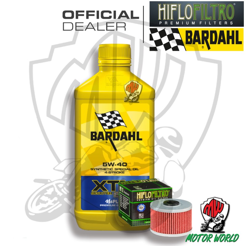 KIT TAGLIANDO 2 LITRI OLIO BARDAHL XTM 5W40 FILTRO HIFLO ADLY 300 Crossover