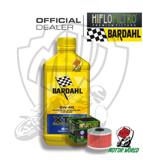 KIT TAGLIANDO 2 LITRI OLIO BARDAHL XTM 5W40 FILTRO HIFLO ADLY 300 Crossover