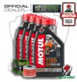 KIT TAGLIANDO 4 LITRI OLIO MOTUL 7100 15W50 FILTRO HIFLO ADLY 300 Crossover