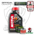 KIT TAGLIANDO 1 LITRO OLIO MOTUL 7100 15W50 FILTRO HIFLO Kawasaki Z 125 Pro 2020