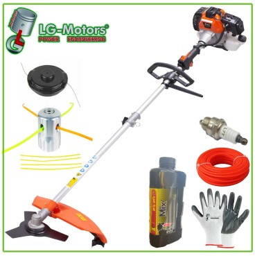 DECESPUGLIATORE TAGLIAERBA A SCOPPIO 52 CC 2 CV CON OMAGGI E ACCESSORI FL