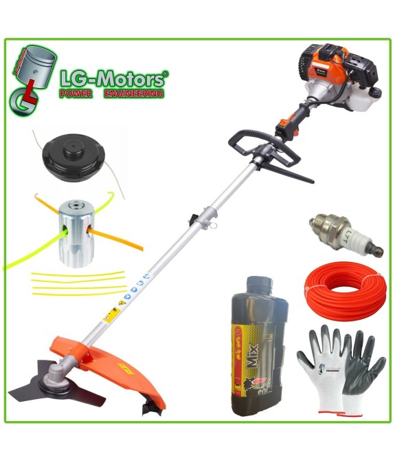 Decespugliatore rasaerba tagliaerba tosaerba 52 cc con motore a scoppio garanzia