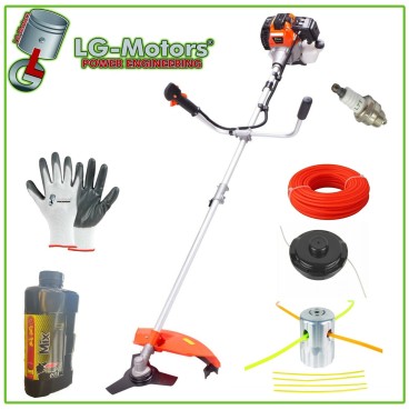 Decespugliatore rasaerba tagliaerba tosaerba 52 cc con motore a scoppio 2 t L