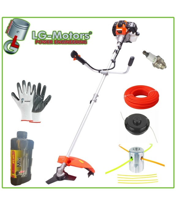 Decespugliatore rasaerba tagliaerba tosaerba 52 cc con motore a scoppio 2 t L