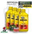 KIT TAGLIANDO 4 LT OLIO BARDAHL XTC C60 10W50 FILTRO ADLY 300 Crossover