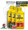 KIT TAGLIANDO 3 LITRI OLIO BARDAHL XTC C60 10W50 FILTRO ADLY 300 Crossover