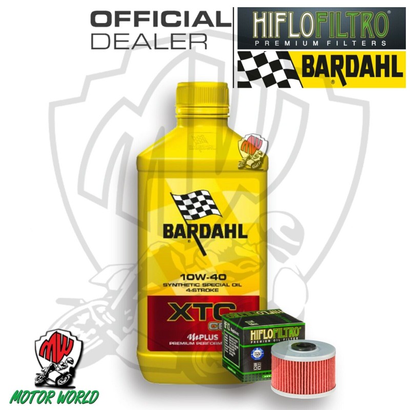KIT TAGLIANDO 1 LITRO OLIO BARDAHL XTC C60 10W40 FILTRO ADLY 300 Crossover