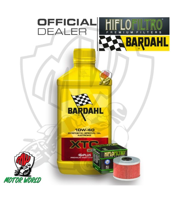 KIT TAGLIANDO 1 LITRO OLIO BARDAHL XTC C60 10W40 FILTRO ADLY 300 Crossover