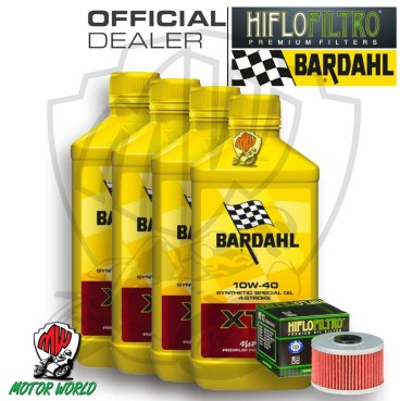 KIT TAGLIANDO 4 LITRI OLIO BARDAHL XTC C60 10W40 FILTRO ADLY 300 Crossover