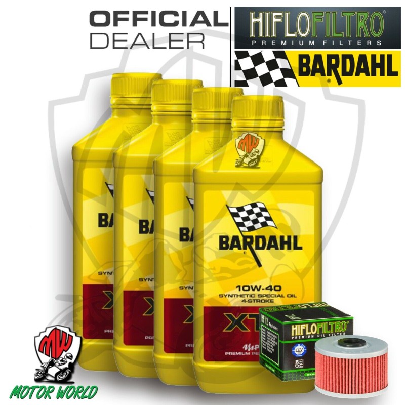 KIT TAGLIANDO 4 LITRI OLIO BARDAHL XTC C60 10W40 FILTRO ADLY 300 Crossover