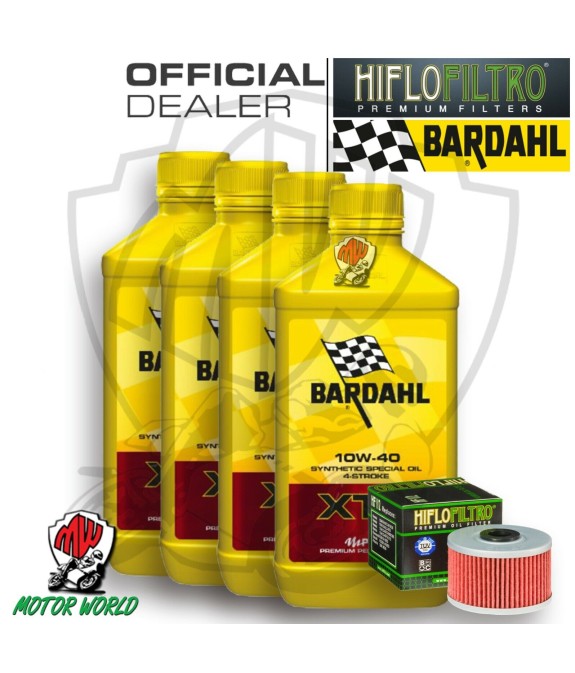 KIT TAGLIANDO 4 LITRI OLIO BARDAHL XTC C60 10W40 FILTRO ADLY 300 Crossover