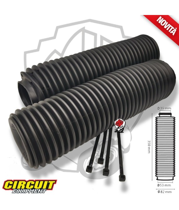 COPPI SOFFIETTI FORCELLA NERI PER HONDA TRANSALP 600/650 CC DAL 87 AL 2004