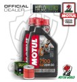 KIT TAGLIANDO 2 LITRI OLIO MOTUL 7100 20W50 FILTRO OLIO HIFLO HF132