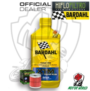 KIT TAGLIANDO 1 LITRO OLIO BARDAHL XTM 10W40 FILTRO Suzuki AN 400 Burgman 2006