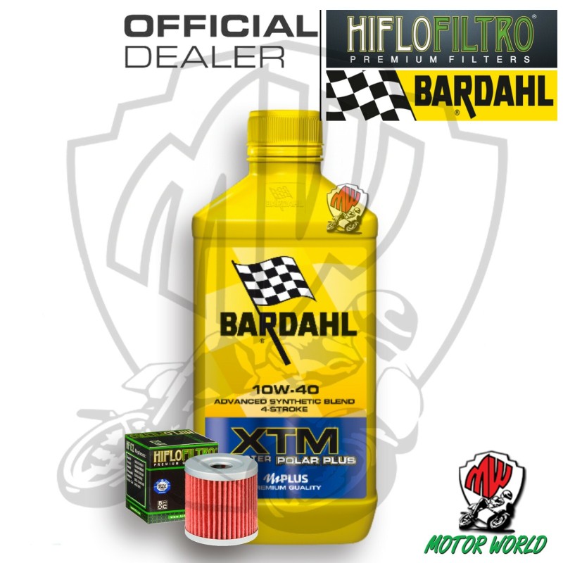 KIT TAGLIANDO 1 LITRO OLIO BARDAHL XTM 10W40 FILTRO Suzuki AN 400 Burgman 2006