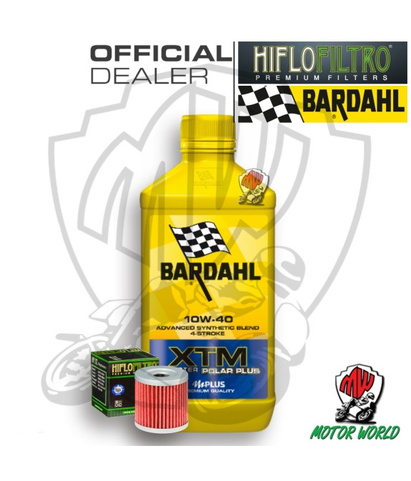 KIT TAGLIANDO 1 LITRO OLIO BARDAHL XTM 10W40 FILTRO Suzuki AN 400 Burgman 2006