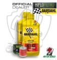 KIT TAGLIANDO 2 LITRI OLIO BARDAHL XTC C60 10W50 FILTRO OLIO HIFLO HF132