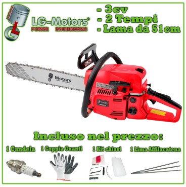 Motosega 52 Tagliarami lama con 2 Anni di garanzia offerta!!