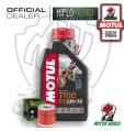 KIT TAGLIANDO 1 LITRO OLIO MOTUL 7100 20W50 FILTRO OLIO HIFLO HF132
