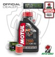 KIT TAGLIANDO 1 LITRO OLIO MOTUL 7100 10W50 FILTRO OLIO HIFLO HF132