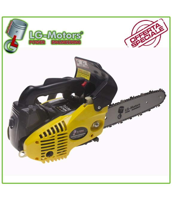 KIT MOTOSEGA DA POTATURA 25 CC CON GUANTI CANDELA CHIAVI GARANZIA 2 ANNI