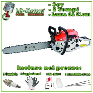 Motosega 52 Tagliarami lama con 2 Anni di garanzia offerta!!