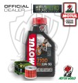 KIT TAGLIANDO 1 LITRO OLIO MOTUL 7100 20W50 FILTRO Suzuki  AN 400 Burgman Winter