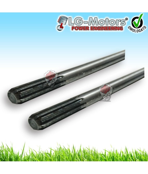 Asta Ricambio trasmissione per decespugliatore a 7 righe Cm. 76 mm. 8