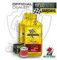 KIT TAGLIANDO 2 LITRI OLIO BARDAHL XTC C60 15W50 FILTRO Suzuki  AN 400 Z Burgman