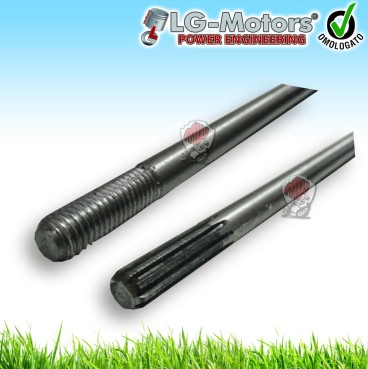 ANIMA ASTA ALBERO DI TRASMISSIONE DECESPUGLIATORE 155 cm STELLA 9 - FILETTO 8 mm