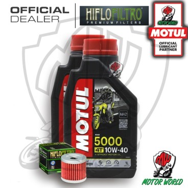 KIT TAGLIANDO 2 LT OLIO MOTUL 5000 10W40 FILTRO Suzuki AN 400 Burgman Winter 