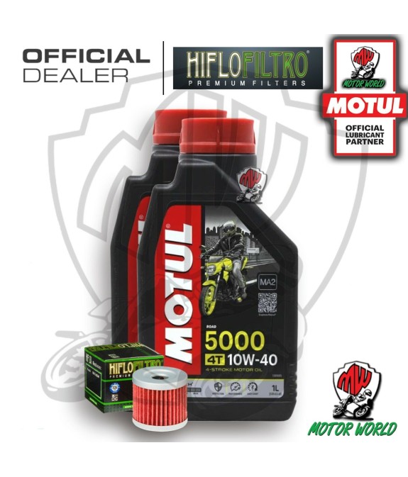KIT TAGLIANDO 2 LT OLIO MOTUL 5000 10W40 FILTRO Suzuki AN 400 Burgman Winter 